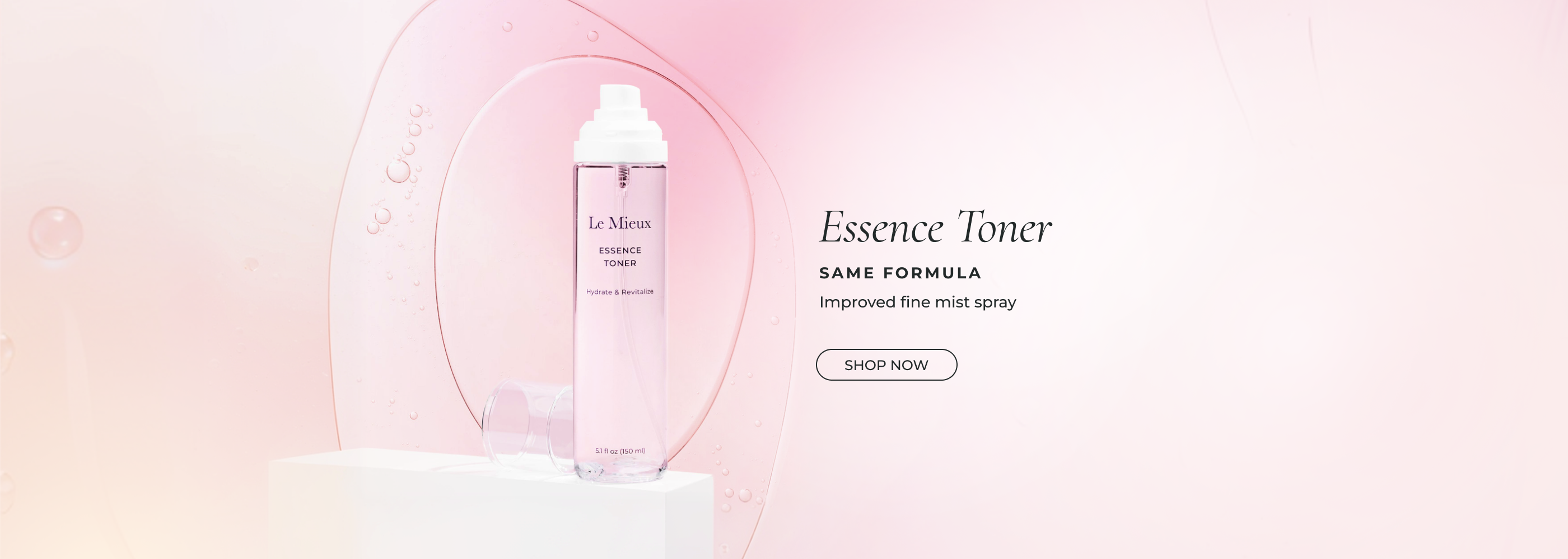 Essence Toner - Same Formula. Improved fine mist spray. Shop Now.