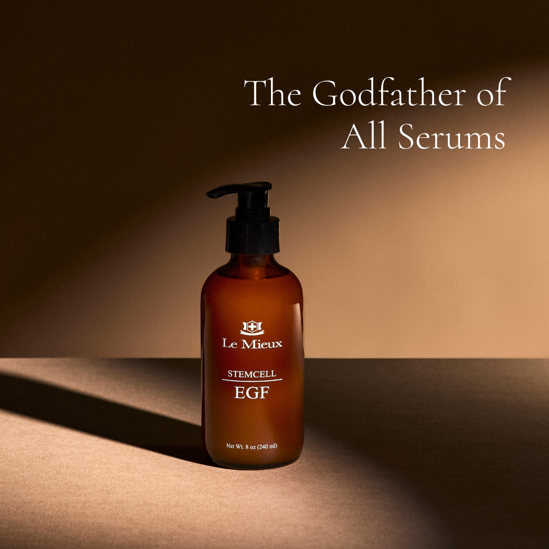 Brown serum bottle